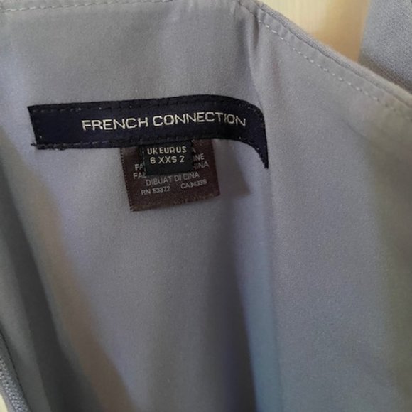 French Connection Blue Dress XXS - Picture 4 of 5